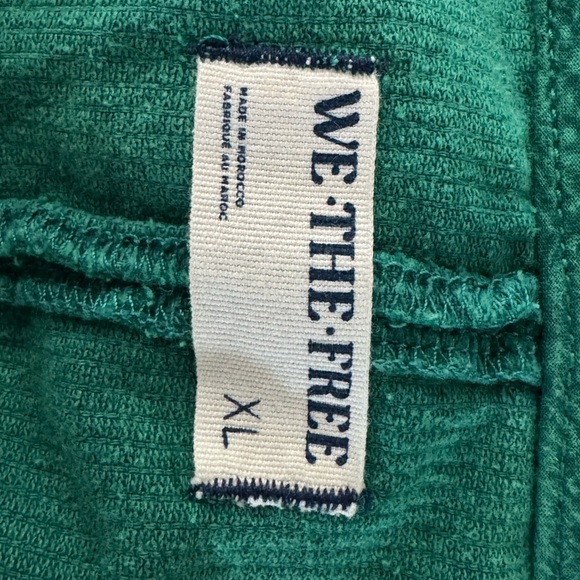 Free People Green Corduroy Women's Overalls (XL) - Picture 7 of 7